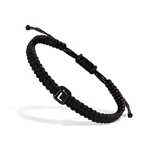 Initial Bracelets for Women Teen Girls Handmade Rope Braided Bracelet for Men Jewelry Birthday Graduation Mother's Day Gifts for Mom Wife Girlfriend Her Friends - style: L
