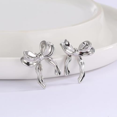 Bow Earrings Red Earrings for Women Dangle Cute Earrings Red Stuff Jewelry Outfits Accessories Gifts for Girls - color: B4:2 Paris bow earrings