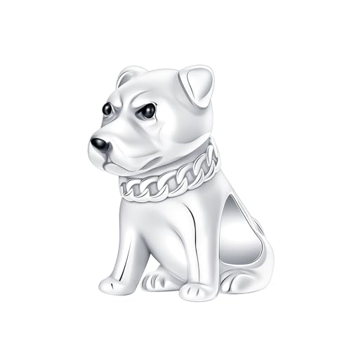 925 Sterling Silver Charms fits Bracelets and Necklace Pendant Bead Charms Jewelry Gift for Women Family Friends - style: Dog Charm