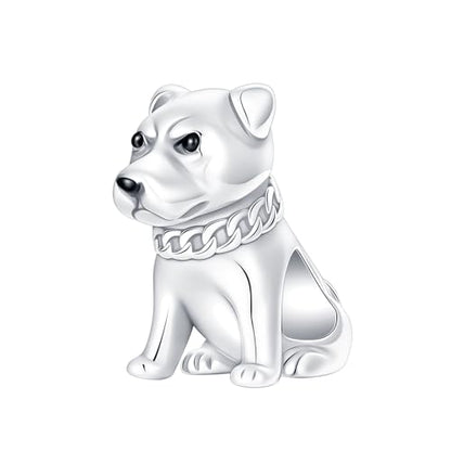 925 Sterling Silver Charms fits Bracelets and Necklace Pendant Bead Charms Jewelry Gift for Women Family Friends - style: Dog Charm
