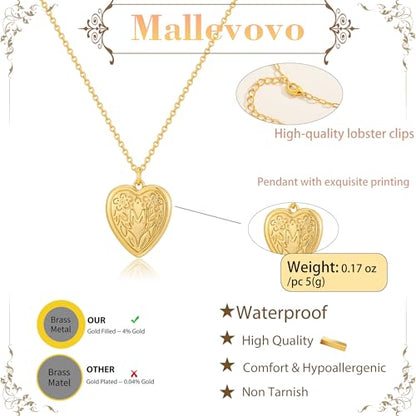 Gold Initial Heart Letter Pendant Necklace Jewelry for Women | 14K Gold Plated Fashion Waterproof Statement Cute Necklaces Dainty Personalized Name Friendship Couple Gifts for Women - color: Initial M