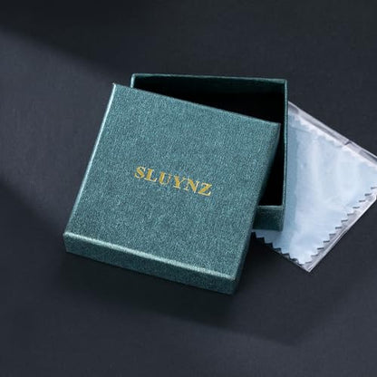 SLUYNZ 925 Sterling Silver Fashion Star Cuff Earring Chain for Women Star Crawler Earring Wrap Earrings - color: One Earring(Left)-C-Rose Gold Plated