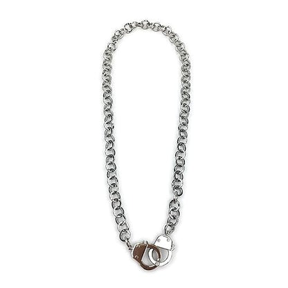 Succuba Stainless Steel Handcuff Choker Necklace Chain Pendant Choker Collar Necklace for Women and Men from 16 to 24 Inches with Box - color: A, size: 22 Inches