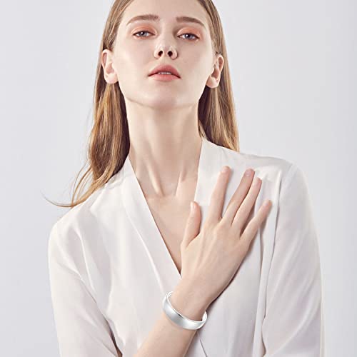 14K Gold Bracelets for Women Adjustable Slider Bracelet Bangle Bracelets for Women Trendy Chain Bracelet - color: Silver