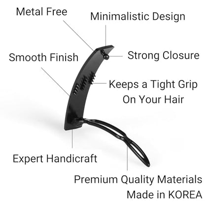 12pcs Hair Barrettes Set for Women and Girls, Hair Clips for Thick Thin Fine Hair, Non-metal Hair Accessories, Non-Slip Grip Handmade Snap Hairpin, BPA Free - color: SN9