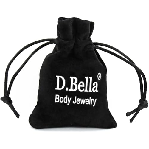 D.Bella 16G 18G 20G Horseshoe Septum Rings Surgical Steel Nose Piercing Jewelry Cartilage Helix Tragus Earring Hoop Eyebrow Lip Retainer for Women Men 6mm 8mm 10mm 12mm - color: 16G-8MM -C