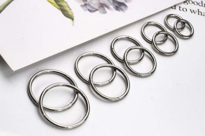 HQLA 16G Surgical Steel Hinged Clicker Segment Nose Rings Hoop Helix Cartilage Daith Tragus Sleeper Earrings Body Piercing for women 6mm 8mm 10mm 12mm 14mm - style: 16G - Steel - (6mm-14mm) - 10Pcs