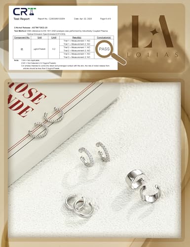 LOLIAS 4 Pairs Ear Cuffs Non Piercing - 14K Gold Plated Ear Cuff Earrings for Women Ear Cuff for Non Pierced Ears Clip on Cartilage Earring Adjustable Fake Earrings Set - style: Chunky-White Gold Plated