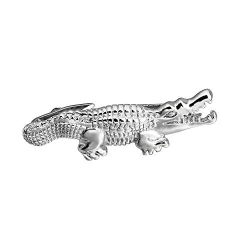 HAWSON 2 inch Tie Clip for Men-Novelty Sport Necktie Bar Clip,Tie Pin,Special Interesting Gift for Men - style: Crocodile