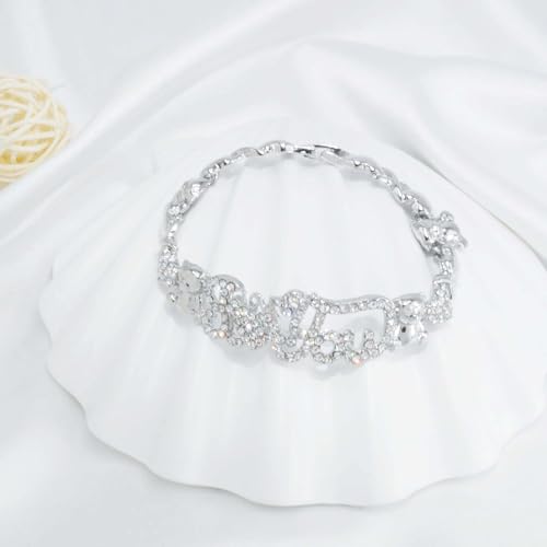 Woman Jewelry Sets Gold Jewelry Sets XOXO Women's Gold Jewelry Fashion Jewelry Necklaces Earrings Woman Accessories Bracelets Jewelry Gifts Love Necklaces - color: X004-Silver