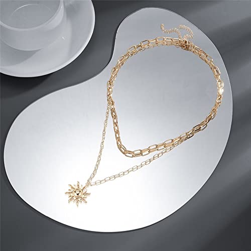 BENECREAT 10Pcs 18K Real Gold Plated Sun Shape Pendant, Gold Sun Charms Celestial Pendants for Crafting Bracelet Necklace Jewelry Findings Making, 17.5x15.5x3mm, Hole: 1mm - color: Sun