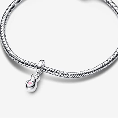 Jewelry Love Heart Charms for Women Bracelets and Necklaces | 925 Sterling Silver,Mother's Day Birthday Christmas - color: Boxing Glove Dangle Charm