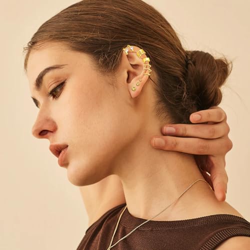 NEWITIN 100 Pcs Gold Silver Jewelry Set for Women Fashion Costume Jewelry | Bohemian Jewelry, Cubic Zirconia, Gold Plated Necklace Bracelet Ring Ear Cuff Earrings Set for Women Party Daily, Women Gifts - color: Gold Silver