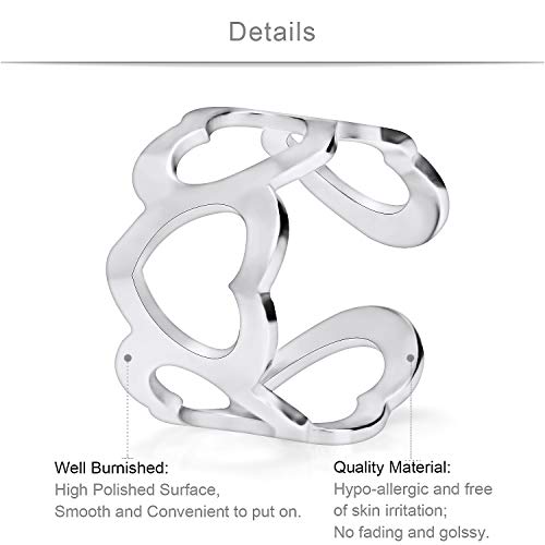 SCERRING Ear Cuff Fake Lip Helix Cartilage Clip On Wrap Earrings Non Piercing Earring Jewelry Set For Women Stainless Steel 15PCS - color: 15PCS - Silver