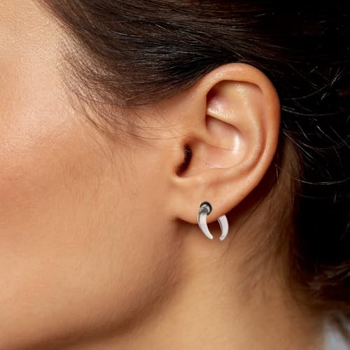 Mikovivi Acrylic Septum Rings,Plastic Horseshoe C-Shape Pincher Taper Cartilage Stretching Kit Piercing Retainer Jewelry for Women Man Nose Ear Tragus Size 14G 12G 10G 8G 6G 4G 2G 0G 00G