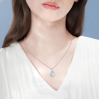 Fairy Gift Necklace/Earrings for Women 925 Sterling Silver Angel Elf Jewelry Gifts for Daughter - color: Necklace-B