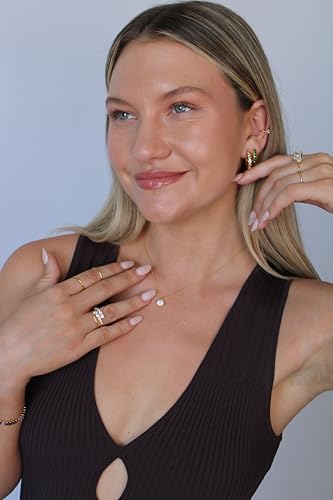 Non-Piercing Ear Cuffs for Women – 18K Gold Plated Brass with Sparkling Zircon – Trendy & Elegant Tarnish-Free Jewelry for Everyday & Formal Wear