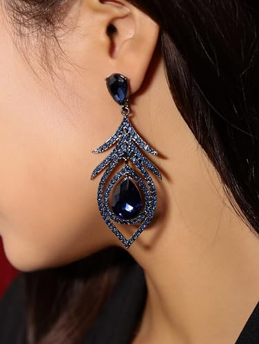 Christmas Halloween Red Heart Shaped Pattern Alloy Earrings, Gothic Antique Style Jewelry for Women - style: Earrings EARR.006