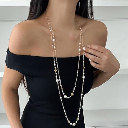 choice of all Rose Gold Necklaces Lariat Necklace for Women Slip Chain Necklace Y-Shaped Pendant Necklaces Trendy Jewelry Gifts - color: A1
