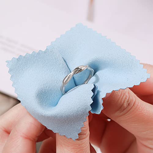 OOOPEL Sterling Silver Adjustable Ring S925 Silver Rings for Women Cubic Zirconia Twist Love Knot Dainty Ring Silver Minimalist Open Finger Rings Silver Thumb Sterling Silver Ring - color: cross ring