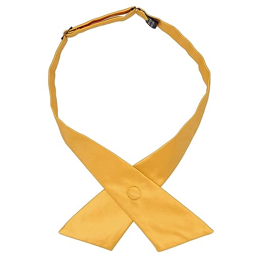 tiemart Crossover Tie - color: Gold Bar