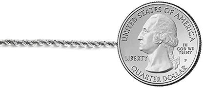 Savlano 925 Sterling Silver Solid Italian Figaro, Rope,Herringbone, Curb, Ball Bead, Snake, Mariner Chain Anklet for Women, Comes in 0.8mm - 5mm With Gift Box - style: Rope 2mm