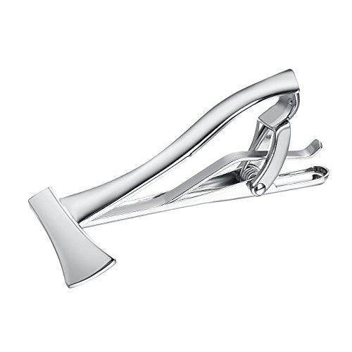 Yoursfs Electrician Tie Bar For Men Cool Tool Tie Clip 316L Stainless Steel Silver Nail Novelty Construction Tie Clips Jewelry - style: 4Pcs Tool Tie Clips Set