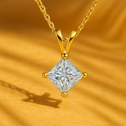Layered Necklaces for Women - 14K Dainty Gold Plated Layering Chokers Necklaces Set Multilayer Delicate Necklace Trendy Adjustable Long Layered Necklaces for Women - style: 43 Rhombus Neckalce