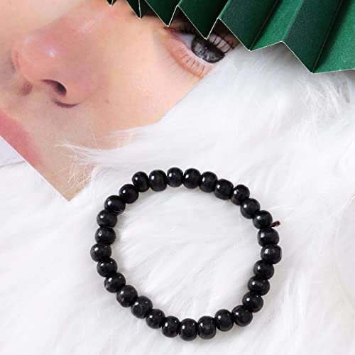 Eigso 6-8mm Wood Beads Bracelet Prayer Beads for Meditation Buddha Tibetan Bracelet for Men and Women - color: A1-8mm-29beads