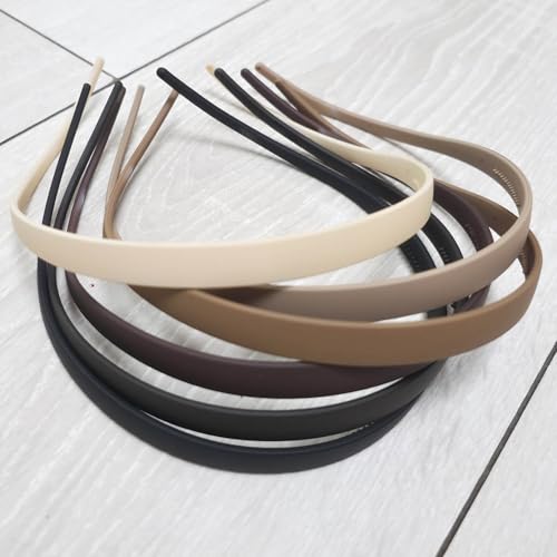 6pcs Square Sunglasses Headbands for Women & Girls No Pressure Headband | Neutral Color Hairband Non Slip with Teeth