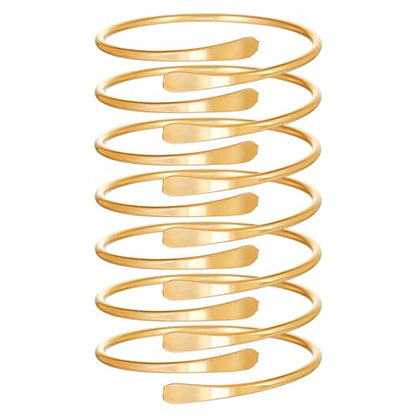 Gold Bangles for Women, 12 Pcs Boho Stackable Bracelets Multi Layer Textured Chunky Bracelets Jewelry Set for Women - color: 6 pcs gold bangles