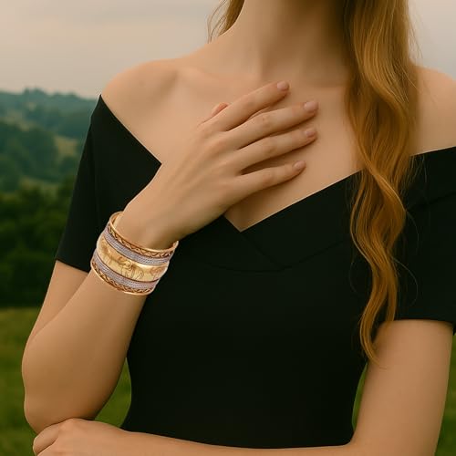 Touchstone Indian Bollywood Handcrafted Slip In Easy To Wear Stylish Wrist Enhancer Designer Broad Jewelry Cuff Bracelet For Women and Men. - style: Elephant 2