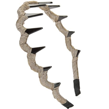STHUAHE4PC Multicolor Protection Resin Teeth Comb Hair Hoop Hairband Headband Hair Accessories for female by Beauty hair (Khaki, brown, dark gray, black) - color: Khaki, brown, dark gray, black