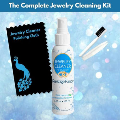 Jewelry Cleaner Kit for Gold, Silver, Diamonds & Precious Stones - style: jewelry Cleaner Spray