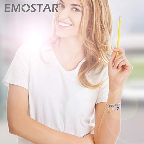EMOSTAR Zodiac Sign Charms fits European Charm Bracelet – Rose Gold 925 Sterling Silver Necklace Pendant, 12 Horoscope Constellation Dangle CZ Birthstone Beads, Gifts for Women/Men/Birthday - color: Gemini (5.21 – 6.20)