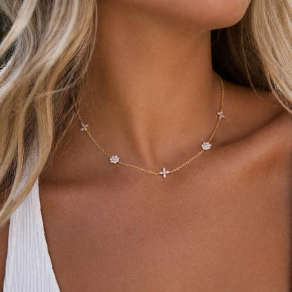 Gold Choker Necklace for Women, Dainty Gold Necklace 14k Gold Plated Simple Coin Butterfly Choker Necklaces for Women Trendy Charm Cute Non Tarnish Gold Necklace Fashion Waterproof Jewelry - color: A-Gold