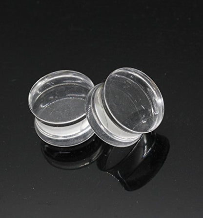 B BodyPJ Sparkles 3Pair-Mix Color Acrylic Ear Plug Expanders UV Ear Gauges Piercing Jewelry - style: 25mm(1") 3Pair-Mix Color