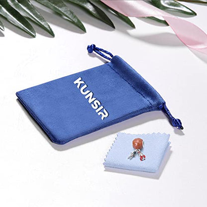 KUNSIR Charms Beads fits Pandora Charm bracelets for Woman 925 Sterling Silver Dangle Pendant Bead Jewelry Beads Gifts Happy Birthday Charms for Women Bracelet&Necklace - style: Aerospace industry Charm