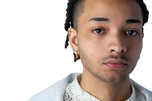 316L Stainless Steel Multi 6mm Spike Lined Huggie Hoop Earrings, Sold as a Pair - style: Silver Tone