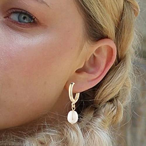 9 Pairs Gold Chunky Hoop Earrings Set for Women, 14K Gold Plated Twisted Huggie Hoop Earring Hypoallergenic, Lightweight Thick Open Hoops Earrings Jewelry Gifts. - color: C-9 Gold Hoop Earrings