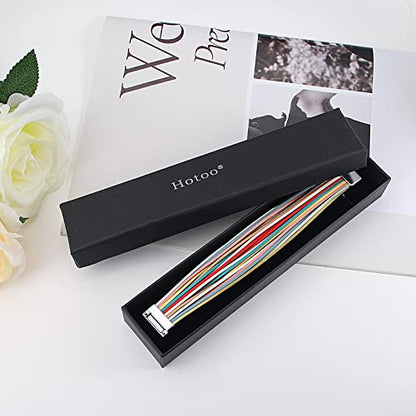 hotoo Leather Wrap Bracelet for Women - color: Boho Bracelets for Women