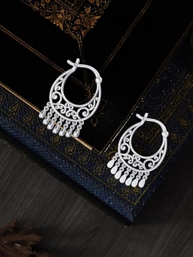 Dorunmo s925 Sterling Silver Western Dangle Drop Earrings Birthday Jewelry Gifts for Women - style: Boho A