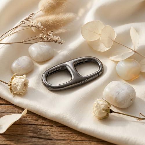 925 Sterling Silver Double Opening Lobster Clasp, Necklace Bracelet Anklet Jewelry Extender Clasp for DIY Jewelry Making (Style 6-Black) - style: style 6-black