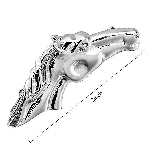 HAWSON 2 inch Tie Clip for Men-Novelty Sport Necktie Bar Clip,Tie Pin,Special Interesting Gift for Men - style: Horse's head