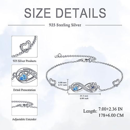 POPLYKE Frog/Pearl/Dragonfly/Ladybug/Highland Cow/Pearl/Moonstone Anklets Sterling Silver Double Layered Chain Beach Anklets for Women Foot Jewelry - style: sea turtle