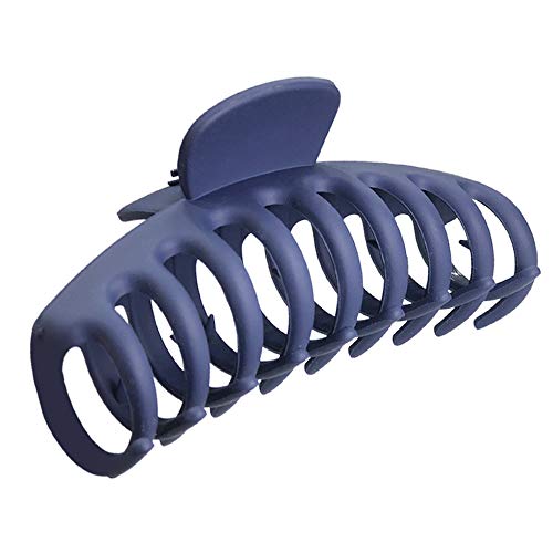 OWIIZI Hair Clip, 4.3" Matte Large Non-Slip Jumbo Claw Barrette for Women's Long Thick Hair, Strong Hold Banana Hair Clip, Single Piece | Matte Claw Clips,Non-Slip Strong Hold Jumbo Ponytail Barrette,Jaw Clamps,Cute Hair Accessories,for Girl Thick Thin Cu