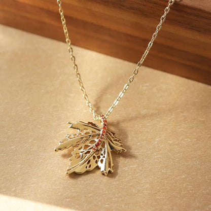 Sonateomber Gold Stone Pendant Necklace for Women, Chunky Statement Dainty Heart Oval Natural Gemstone Dangle Necklaces Wedding Prom Accessories Fashion Jewelry Gift - color: Maple