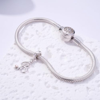 Letter Charms for Pandora Bracelets 925 Sterling Silver Alphabet Initial Charms Bead Jewelry Gift for Women - style: Initial B