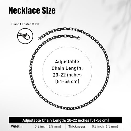 Stainless Steel Chain Necklaces,Rolo Chain Necklace for Men Women,Unique Fashion and Charm Jewelry, Silver Tone Chain,Stainless Steel Adjustable Link, Gifts for Friends/Husband/Dad - style: 1484