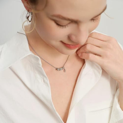 ARSIS Lariat Long Gold Necklace for Women, 18K Gold/Platinum Plated Y-Shaped Drop Dangle Pendant Necklace, Long Adjustable Pull Slider Chain Jewelry Gift for Her - color: Silver-teardrop slider